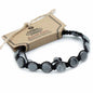 Hematite Shamballa Magnetic Bracelet - Flat Circles