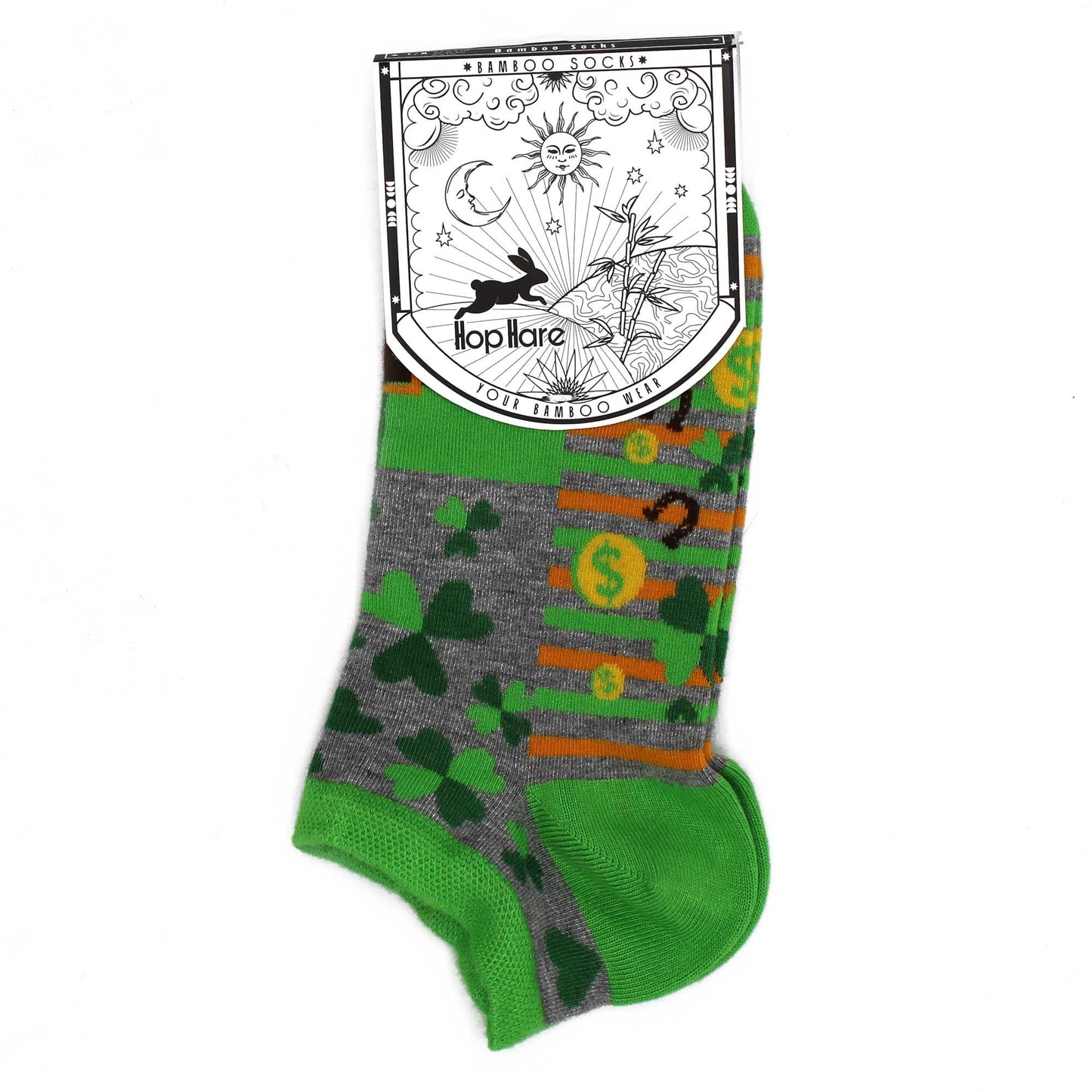 M/L Hop Hare Bamboo Low Socks (41-46) - Lucky Socks