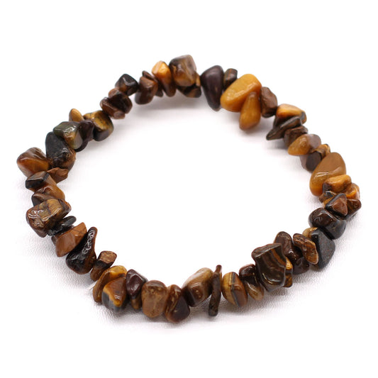 Gemstone Fragment Bracelet - Tiger's Eye