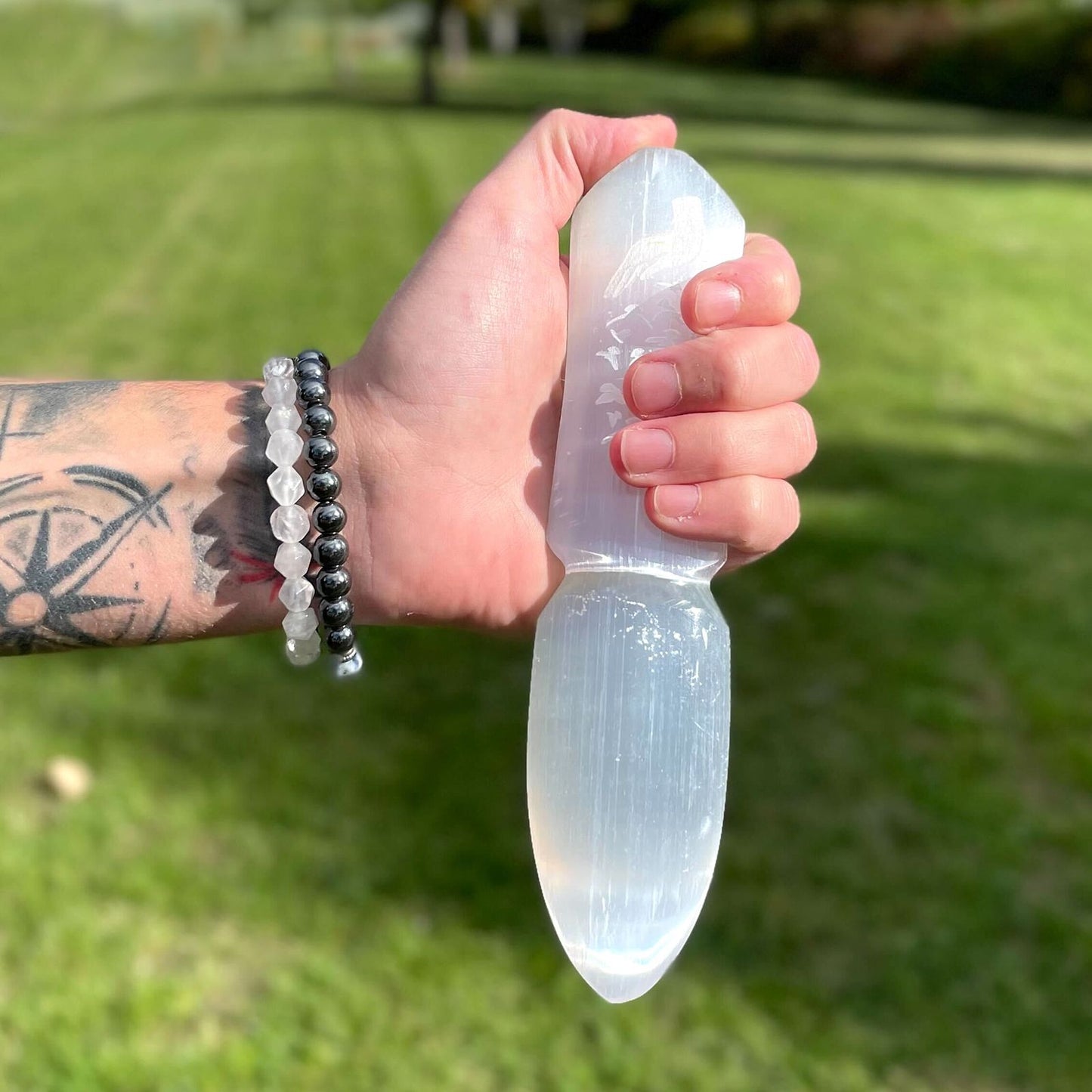 Selenite Ritual Knife - Release from Bondage