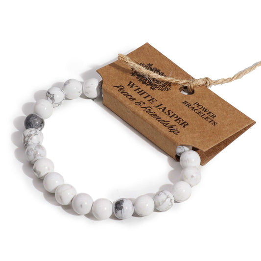 Energy Bracelet - White Jasper