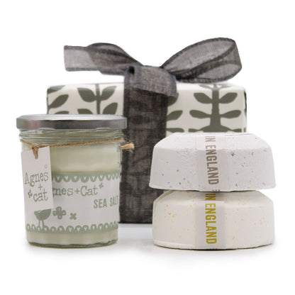 Gift Set: Windermere &amp; Citrus Bath Bombs + Velvet Moon Candle