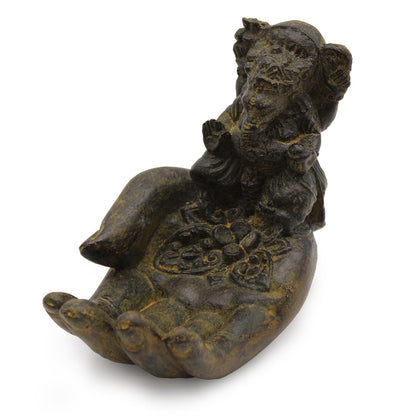 Ganesh and Hand Incense Burner (Antique)