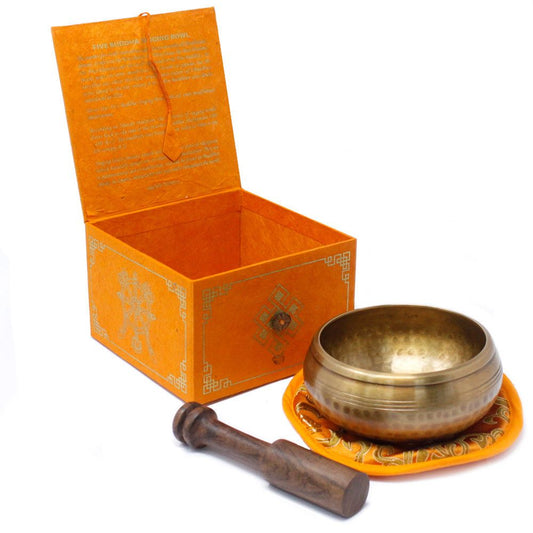 Tibetan singing bowl set - Five Buddha 10cm (min 400gm)