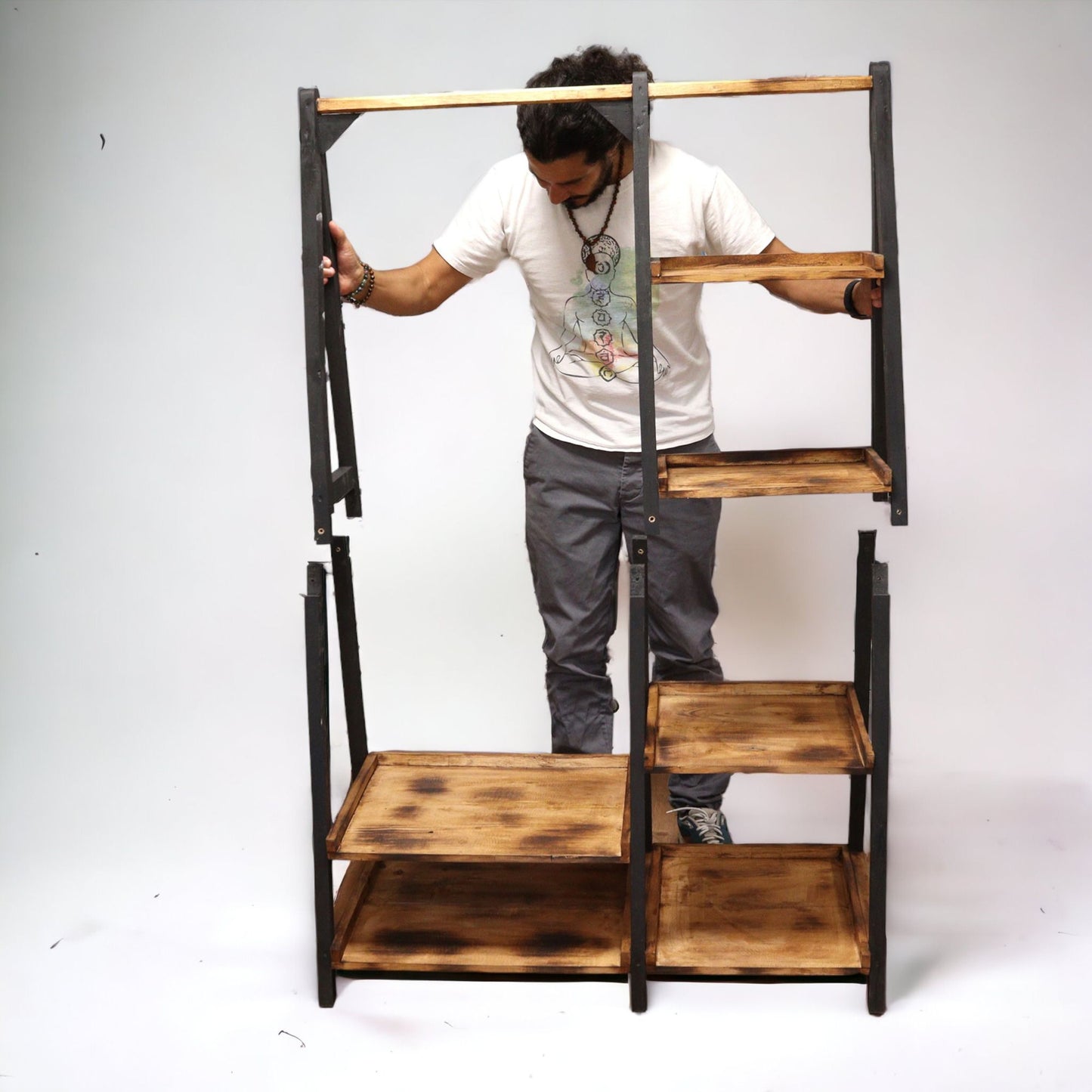 Perchero y estantes para ropa Triángulo