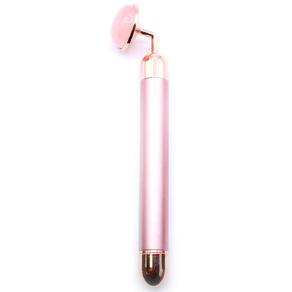 Gemstone Vibrating Roller - Rose Quartz