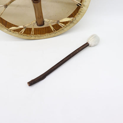 Esprit du Dragon - Tambour et baguettes de chaman - Réglable - 40 cm