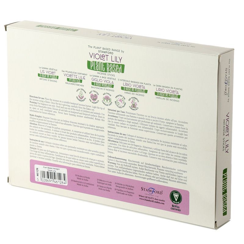 Varitas de Incienso a Base de Plantas - Violeta Lilly