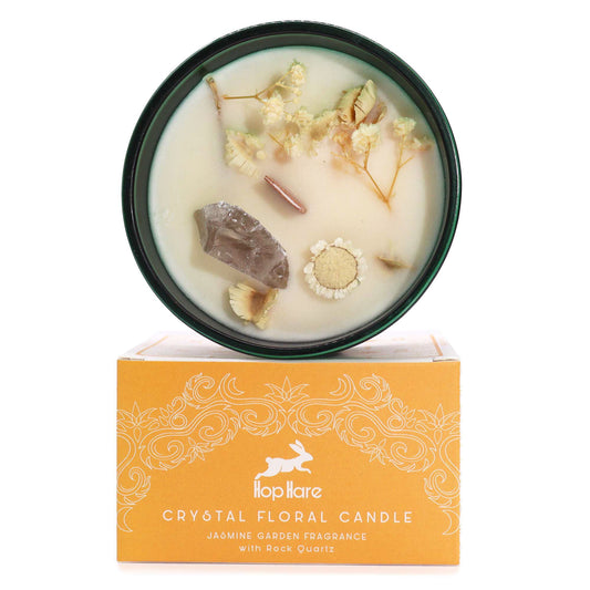 Hop Hare Magical Crystal Flower Candle - Leon