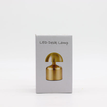 Lámpara táctil - Cúpula Champiñón Plateada - USB (C) - Recargable (400 Vatios)