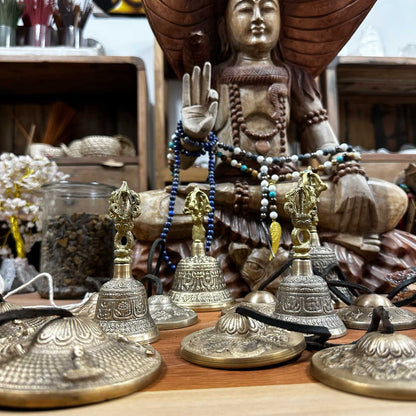 Tibetan Tingsha - Five Buddha - approximately 9.5cm