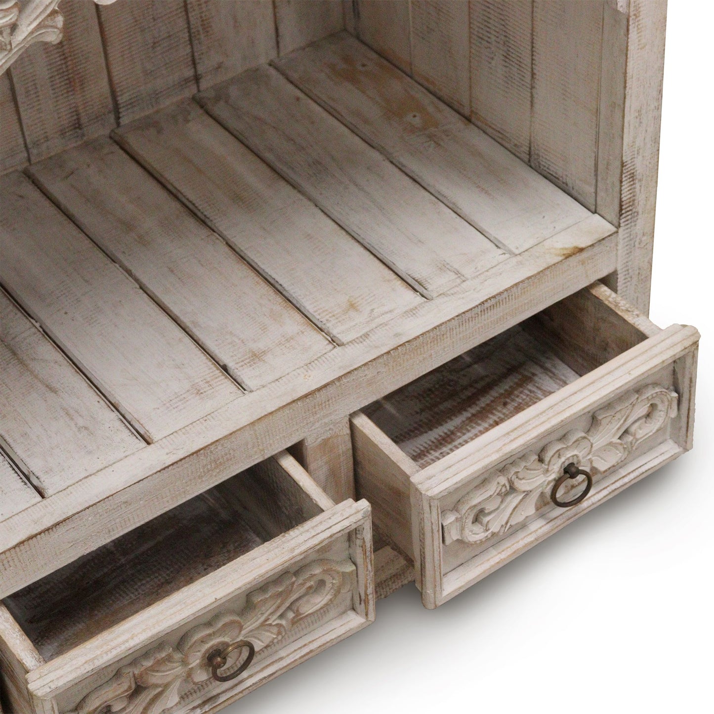 Albasia Bathroom Furniture - Whitewash