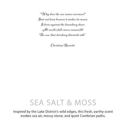 Agnes + Cat Vela de Cera de Soja Botánica - Sal marina y musgo