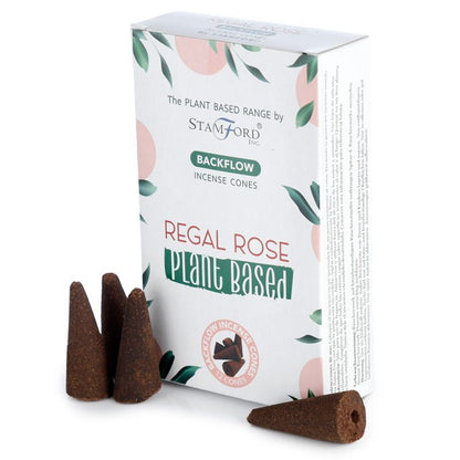 Herbal Backflow Incense Cones - Royal Rose