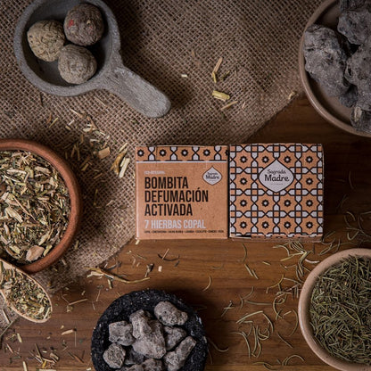 Box of 8 Incense Bombs 7 Herbs + Copal