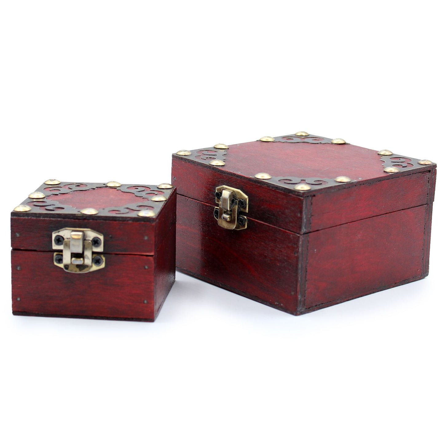 Set of 2 Square Gothic Boxes