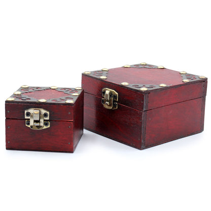 Set of 2 Square Gothic Boxes