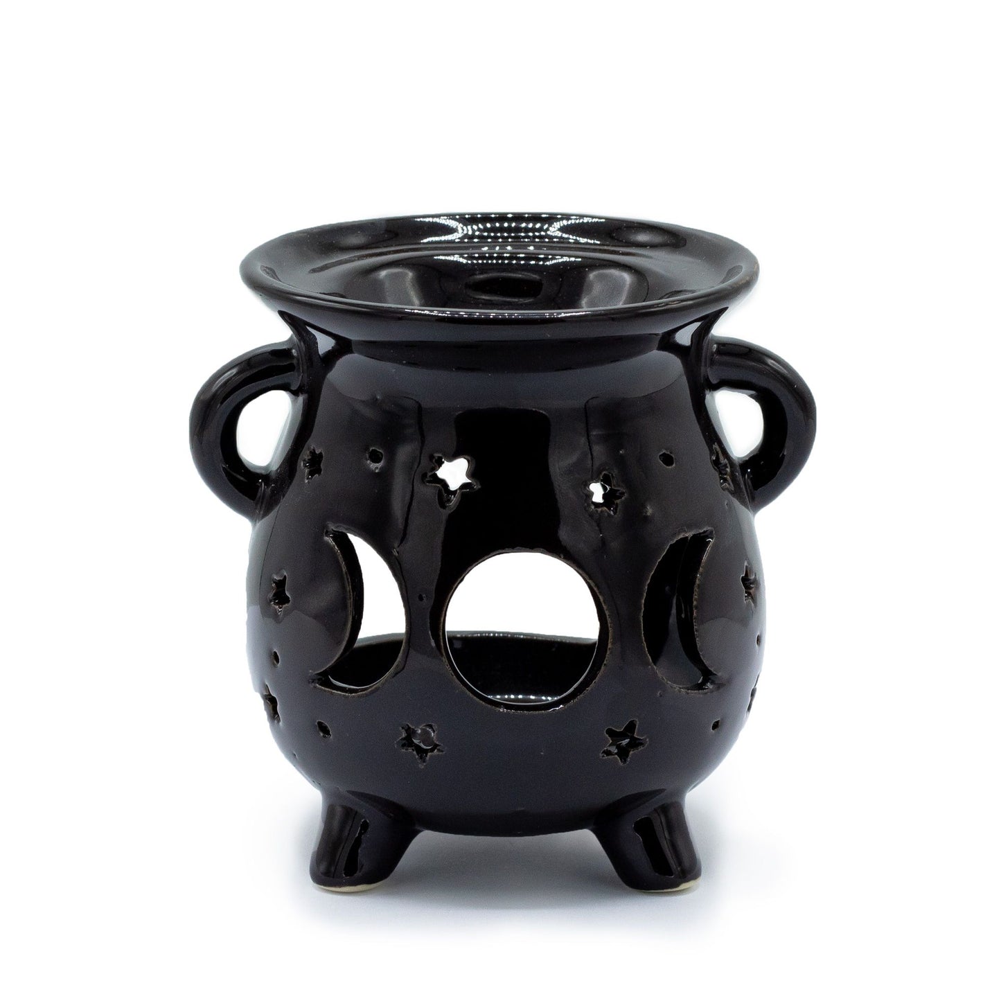 Oil Burner - Moon Phase - Black