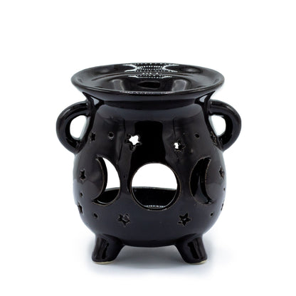 Oil Burner - Moon Phase - Black