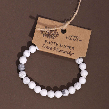 Energy Bracelet - White Jasper