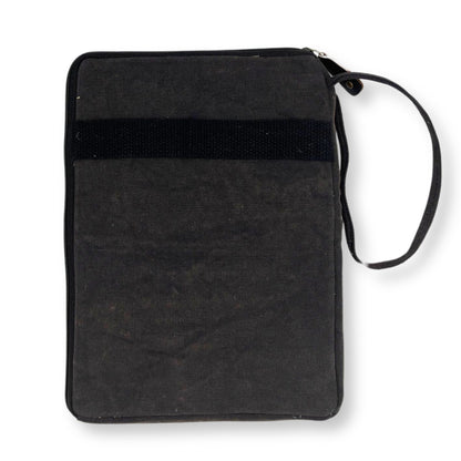 Hope Hare Canvas Tablet Case - Charcoal