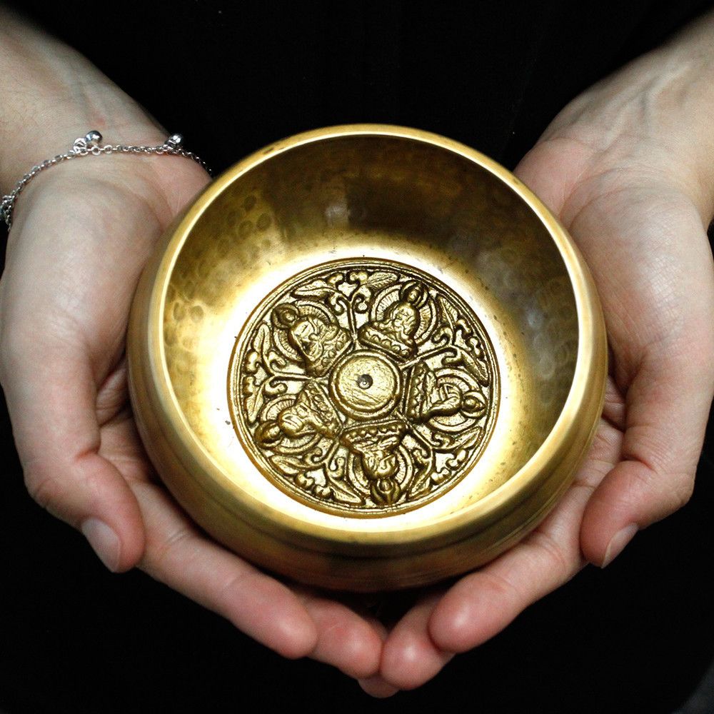 Tibetan singing bowl set - Five Buddha 10cm (min 400gm)