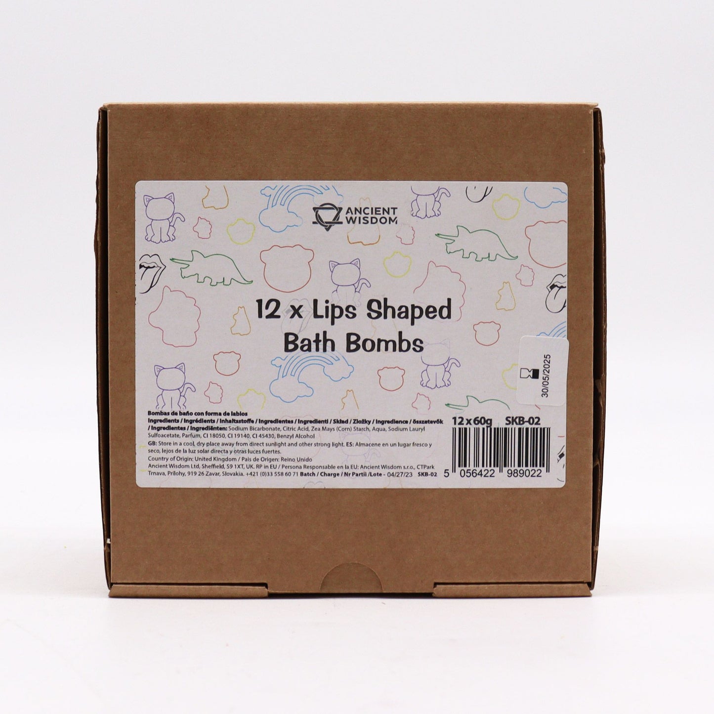 Bombe de bain - Lèvres 60 g