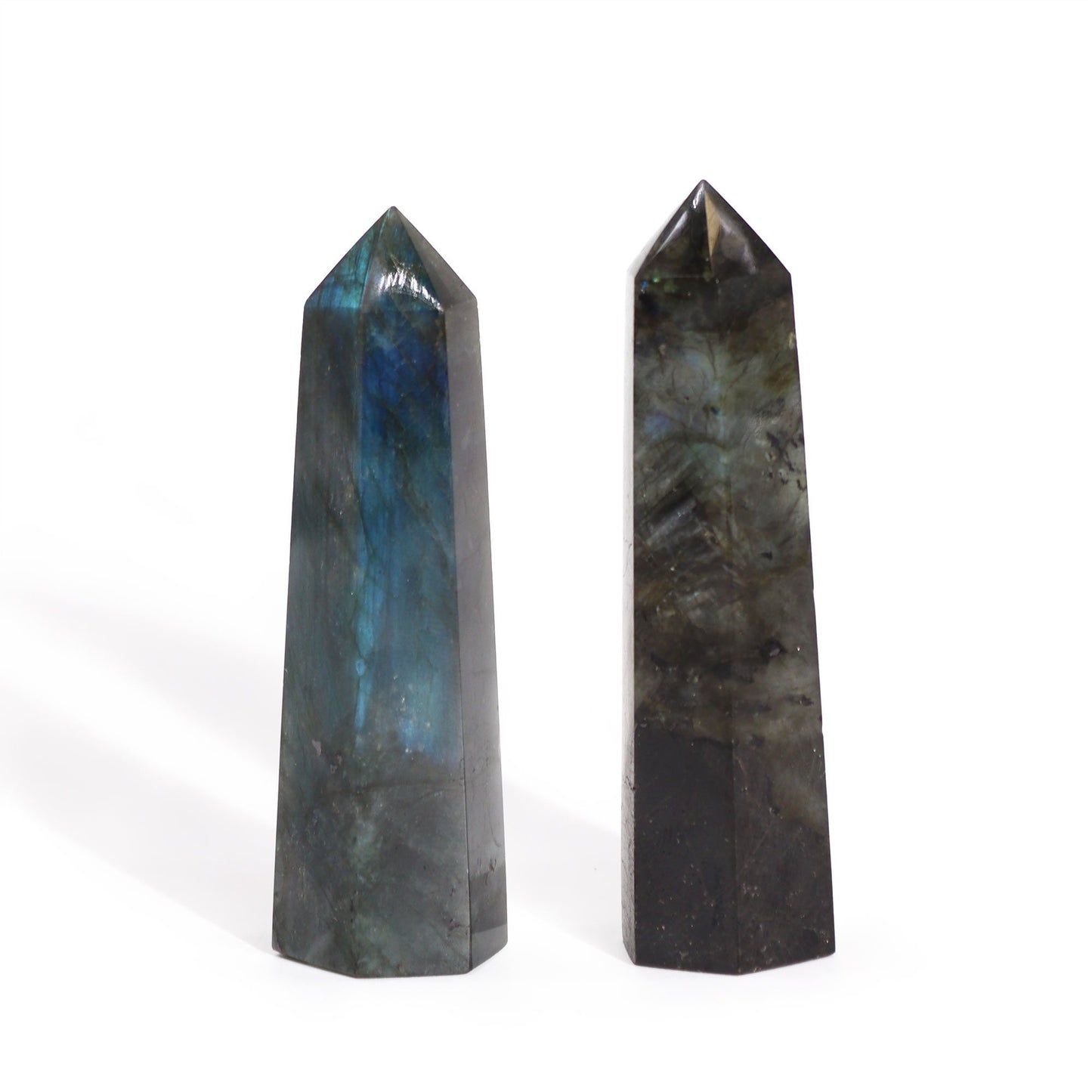 Labradorite Points from Madagascar (approx 63-93g 80x90mm)