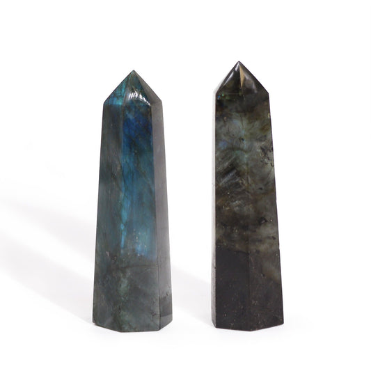 Labradorite Points from Madagascar (approx 63-93g 80x90mm)
