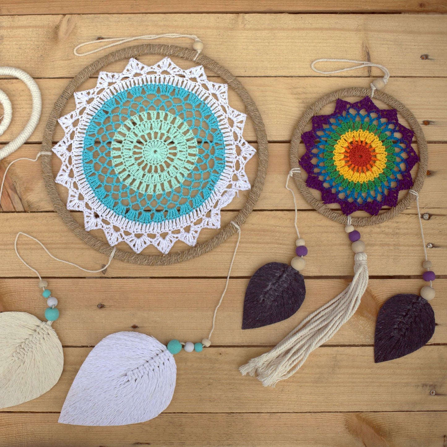 Atrapasueños - Elementos Turquesa Mediano