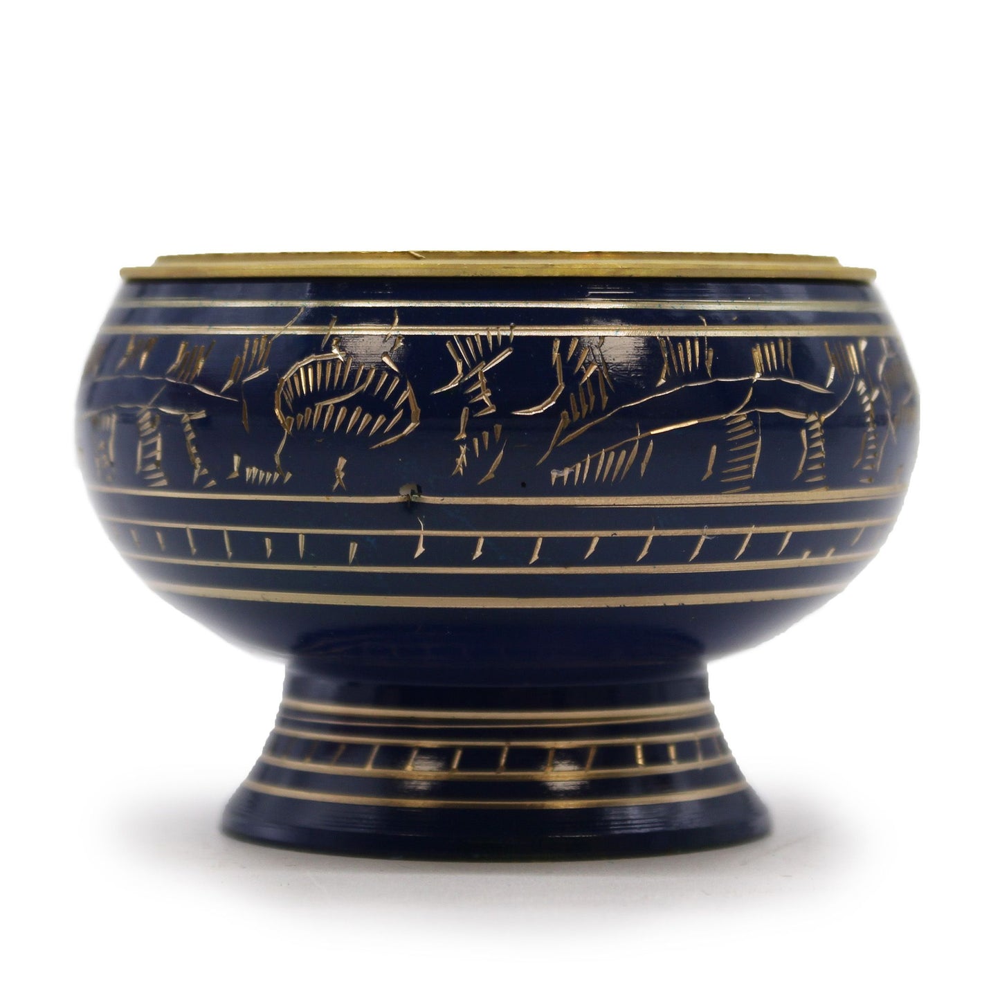 Tall Chakra Charcoal Incense Bowl - Throat