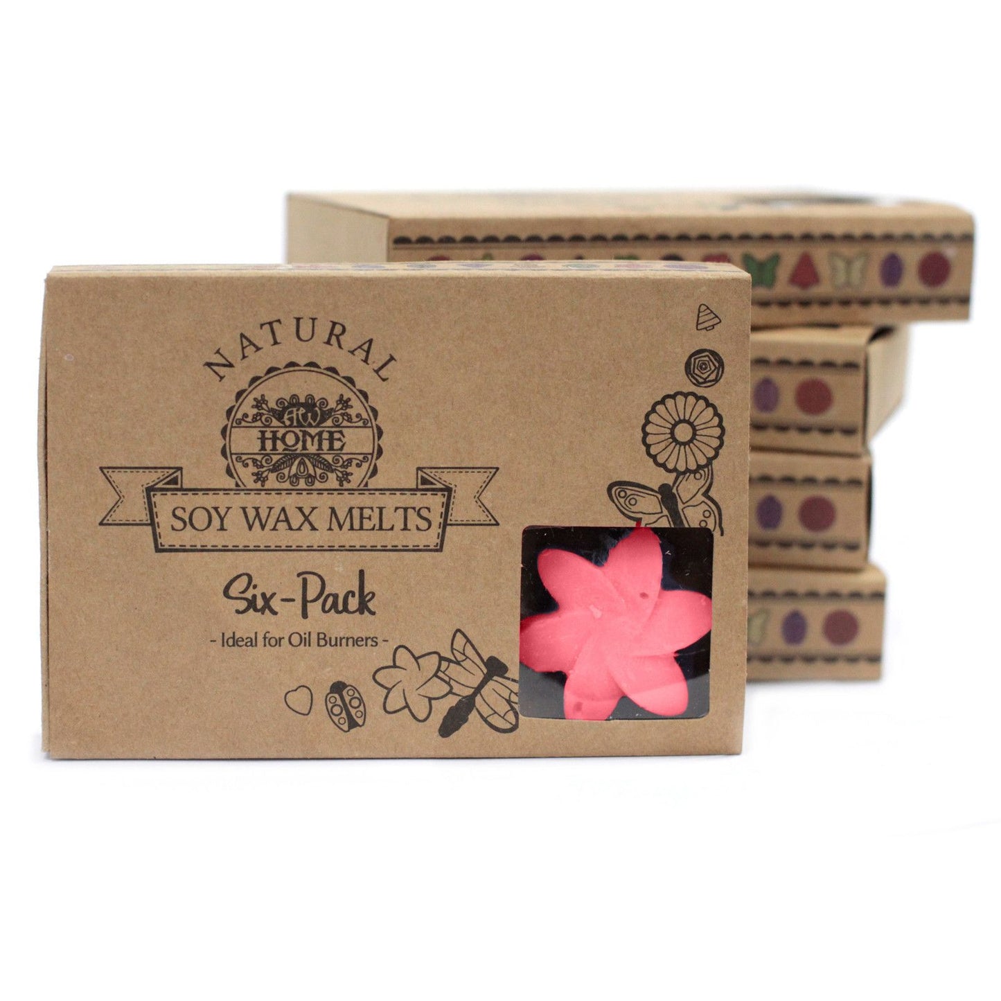 Box of 6 Soy Wax Melts - Classic Rose