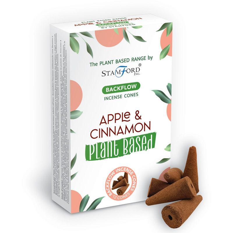 Herbal Backflow Incense Cones - Apple &amp; Cinnamon