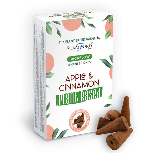 Herbal Backflow Incense Cones - Apple &amp; Cinnamon