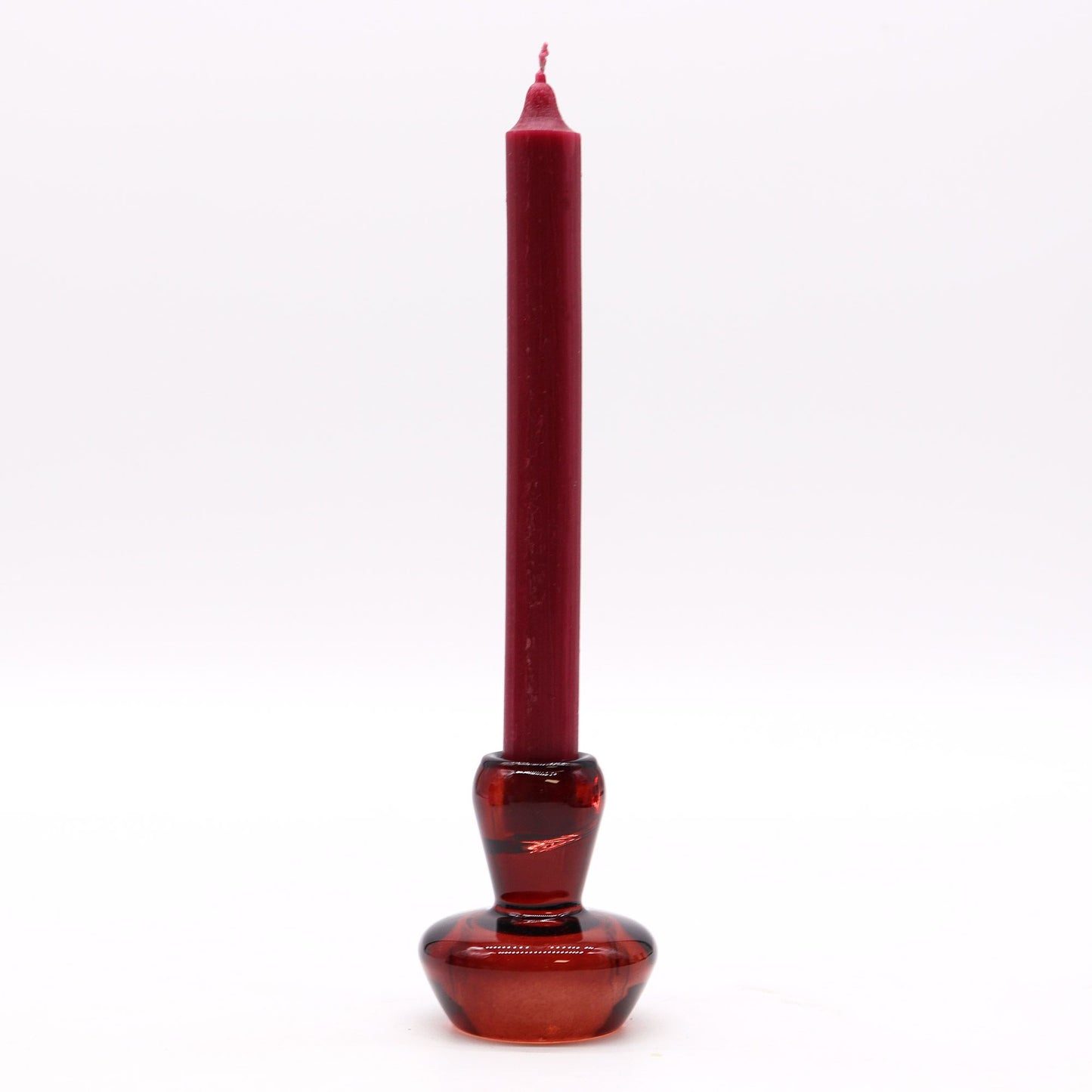 Reversible Mushroom Dinner/Tea Light Candle Holder - Vampire Red