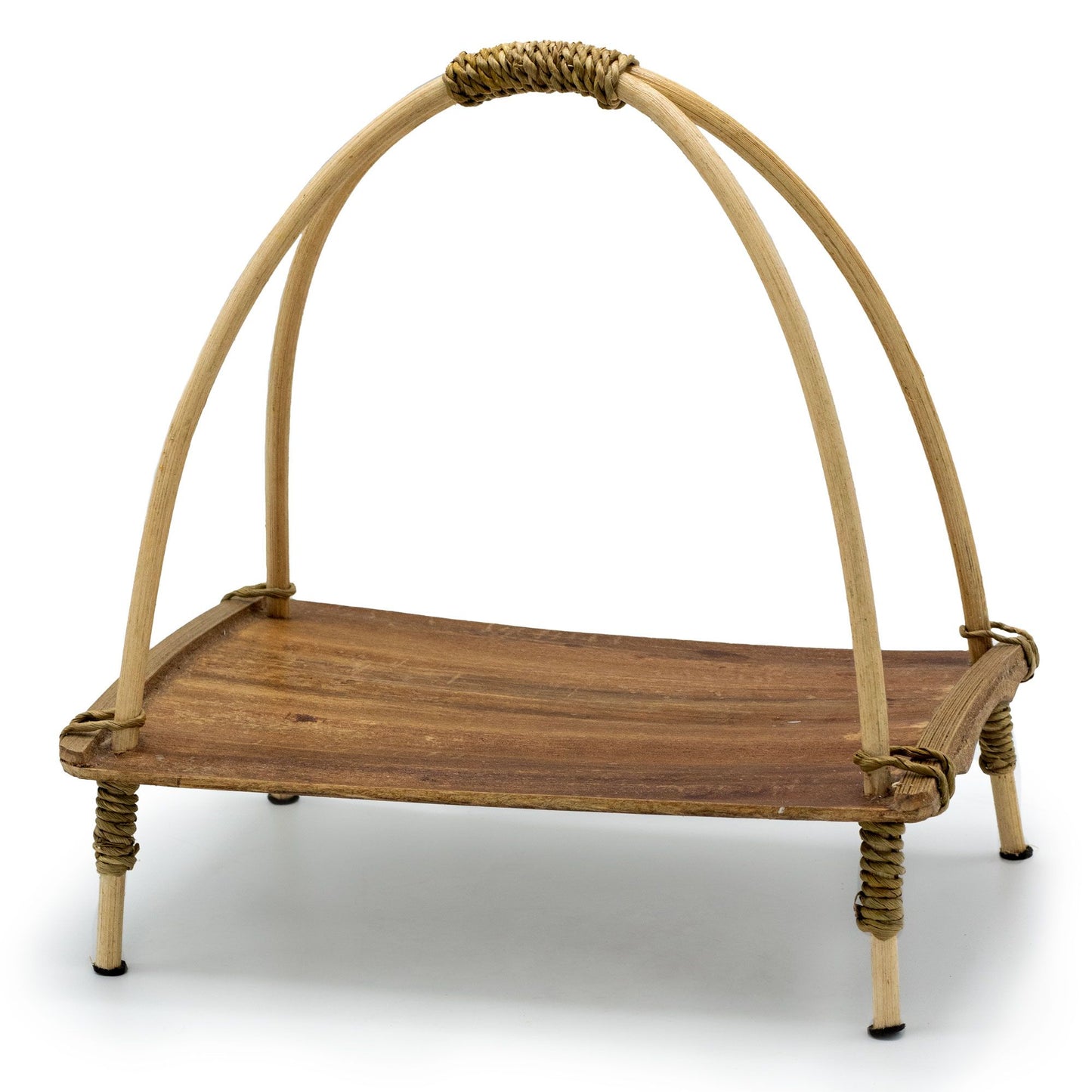 Porte-thé en feuille de cocotier - Naturel