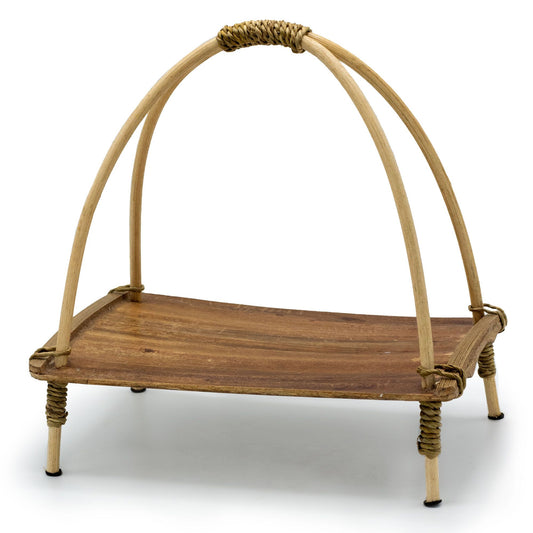 Porte-thé en feuille de cocotier - Naturel