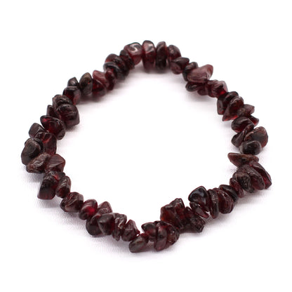 Gemstone Fragment Bracelet - Blood Garnet