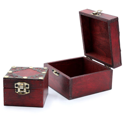 Set of 2 Square Gothic Boxes