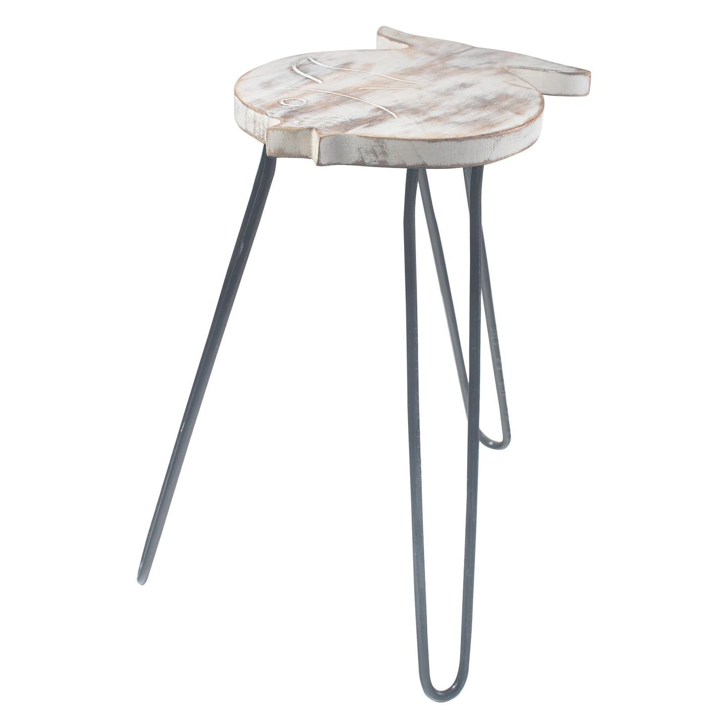 Mesa de Madera de Albasia - Blanqueado