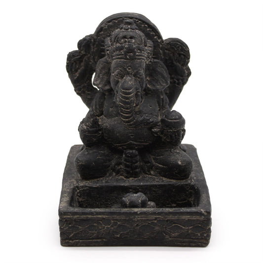 Ganesh Fengshui Incense Burner (Antique Black)