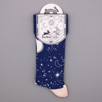 Hop Hare Bamboo Socks (S/M) - Moonwalk