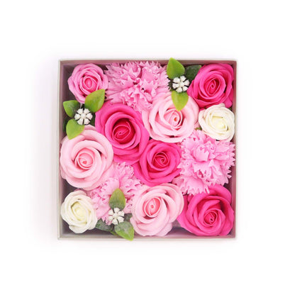 Caja Cuadrada flores - Baby Blessings - Rosas