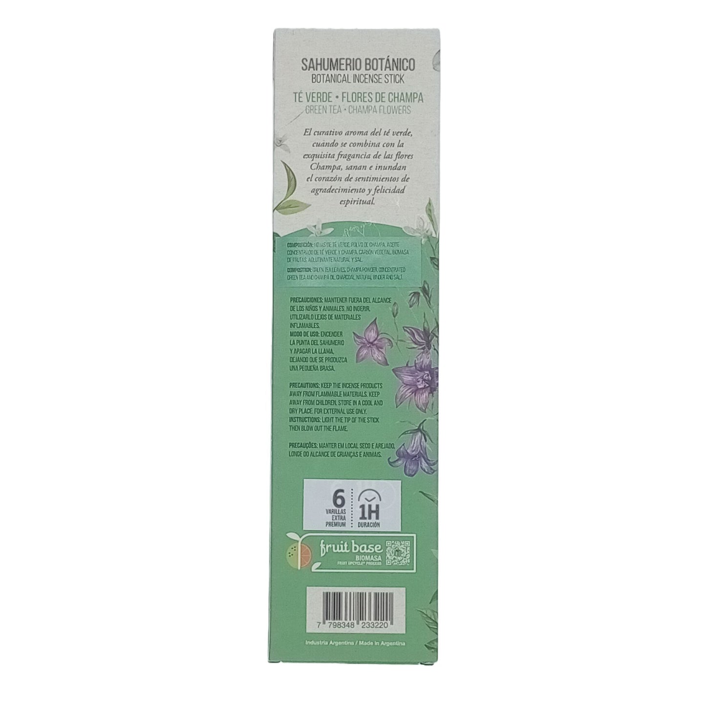 Botanical Incense (Incense) Green Tea - Champa
