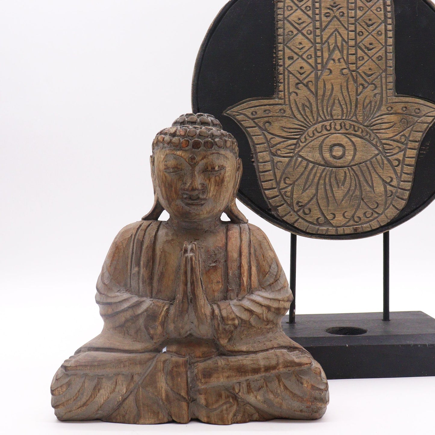 Buda Feng Shui Set - Hamsa - Gris