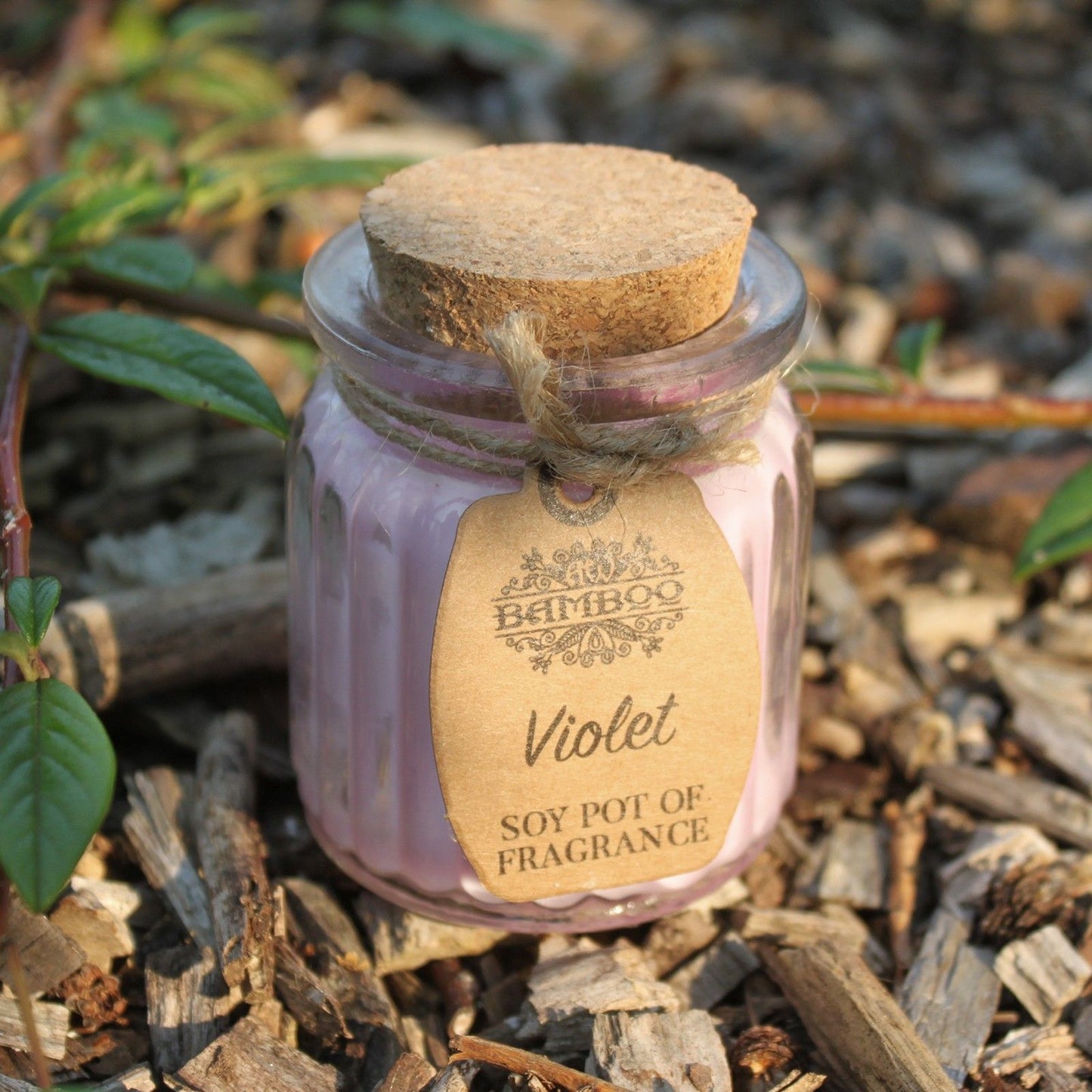 Soy Wax Jar Candle - Violet
