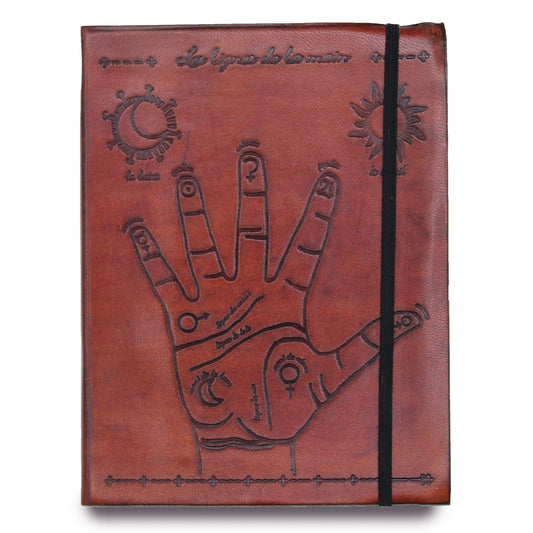 Medium notebook with elastic closure - Palmistry