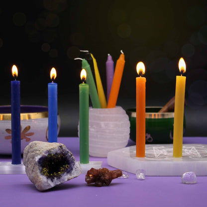 Set of 10 candles - Good energy