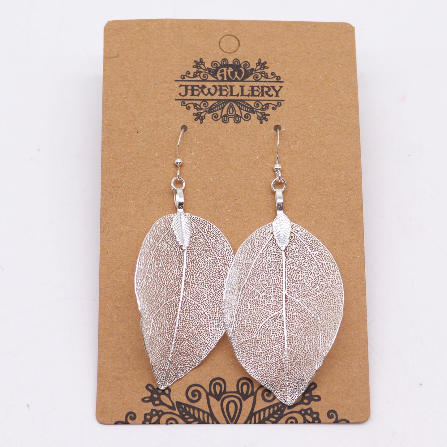 Earrings - Value Leaf - Silver