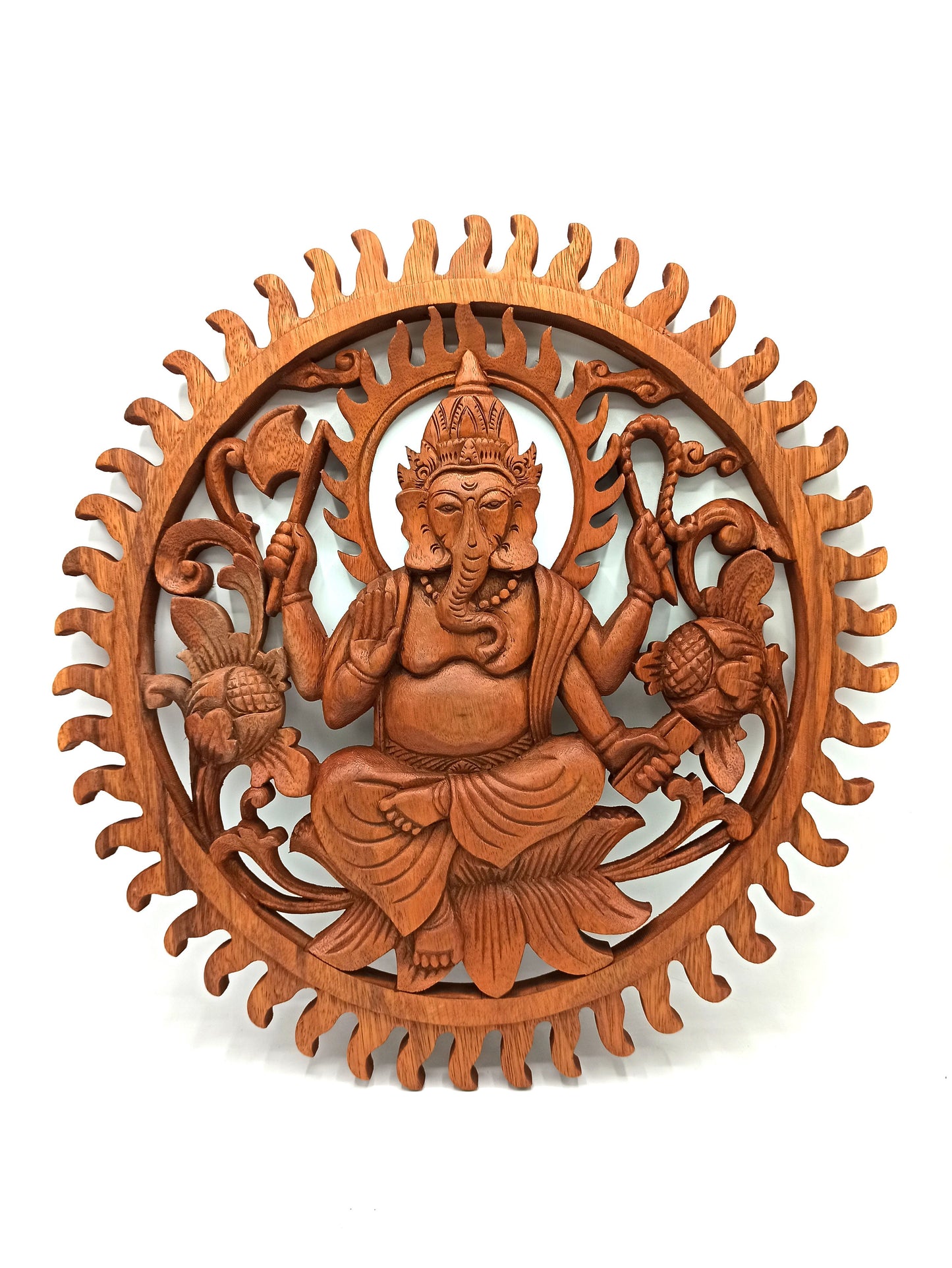Panneau en bois - Ganesh 40cm